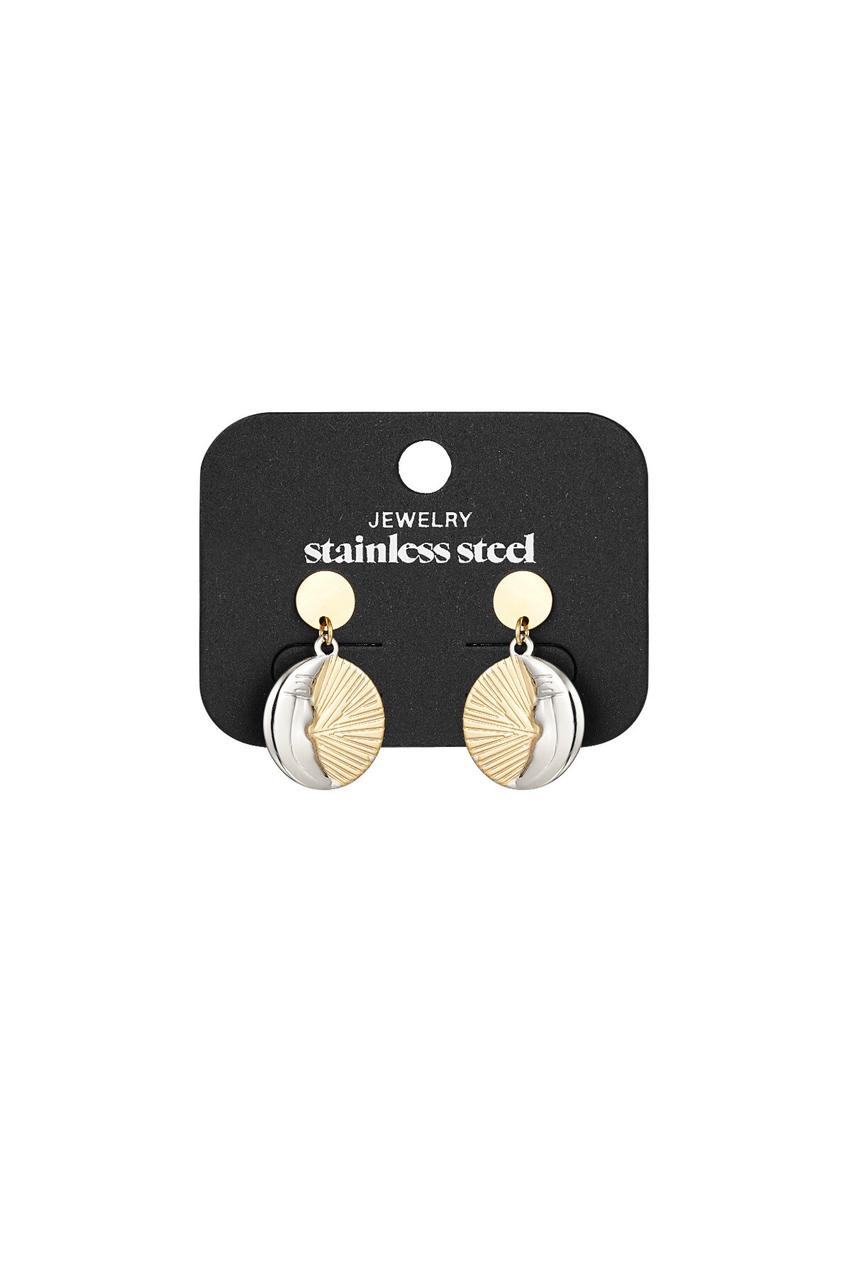 Moonrise earrings - gold silver Picture3