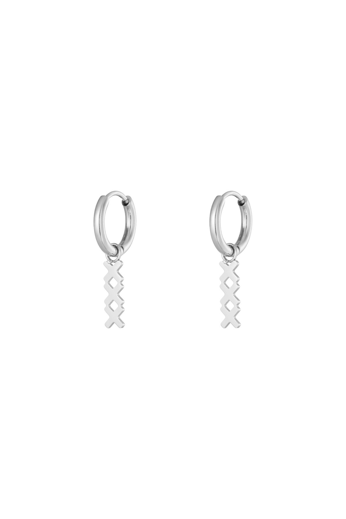 XXX Amsterdam earrings - Silver color h5 