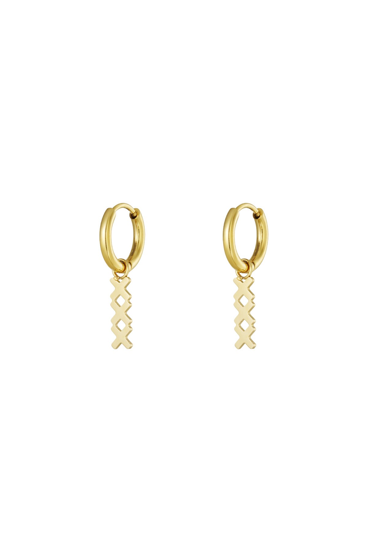 XXX Amsterdam earrings - Gold color h5 