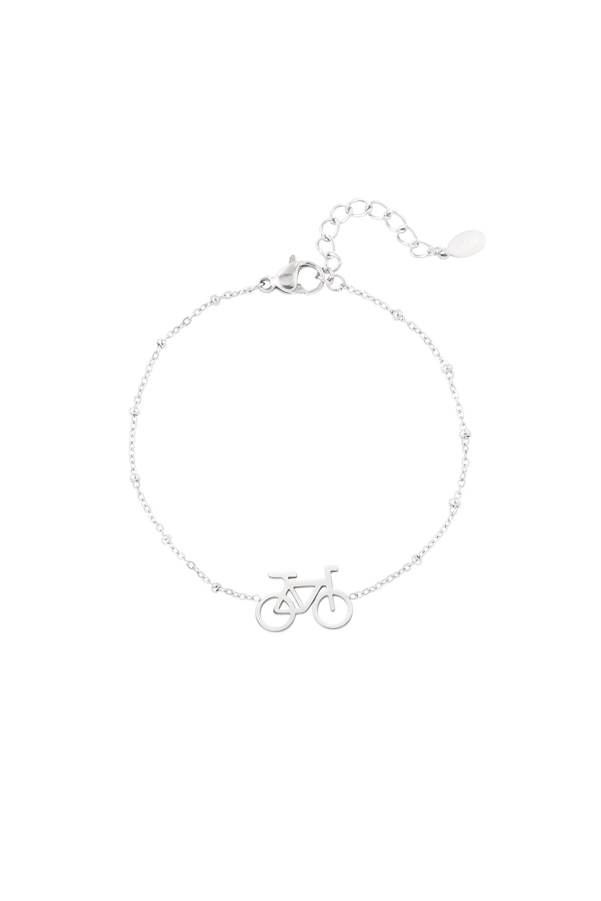 Cycle chic bracelet - Silver color 