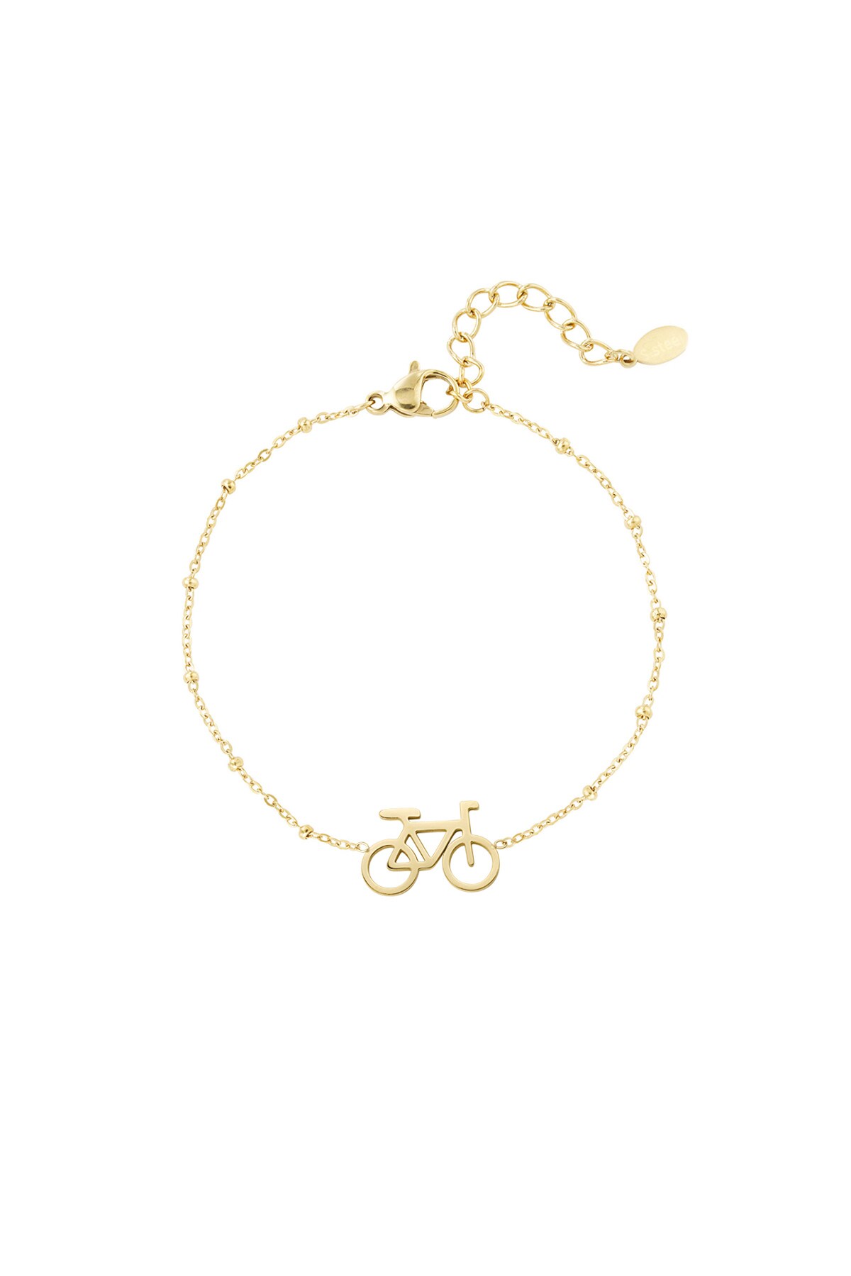 Cycle chic bracelet - Gold color h5 