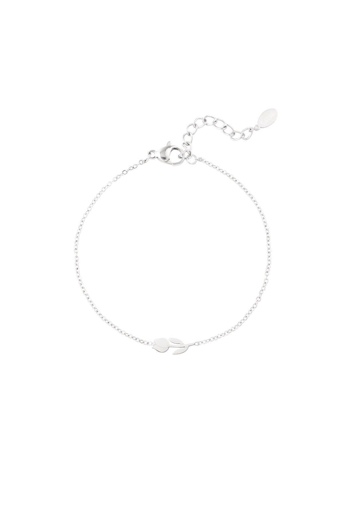 Tulip bracelet - Silver color h5 