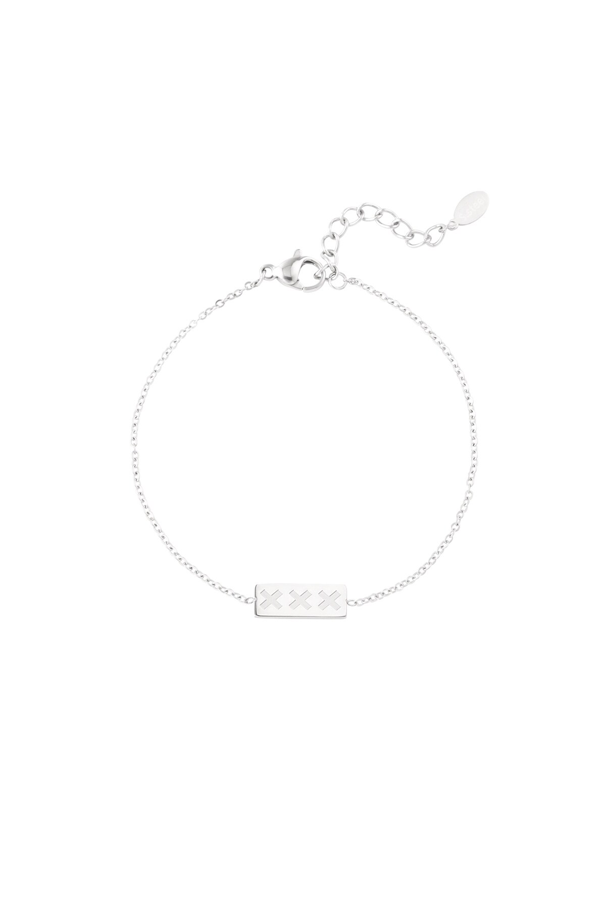 Amsterdam X bracelet - Silver color h5 