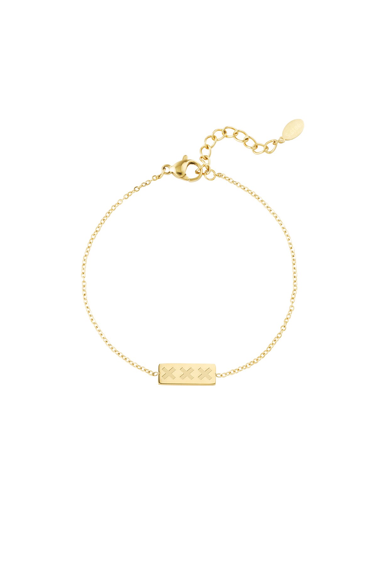 Amsterdam X bracelet - Gold color h5 