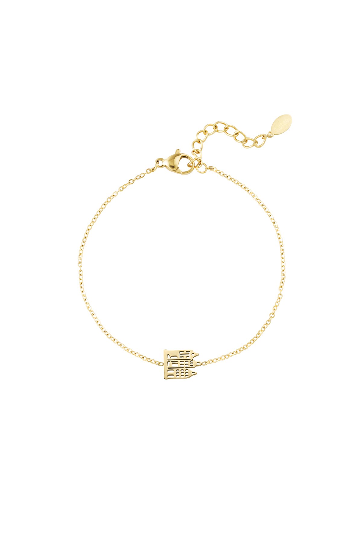 Canal house bracelet - Gold color 