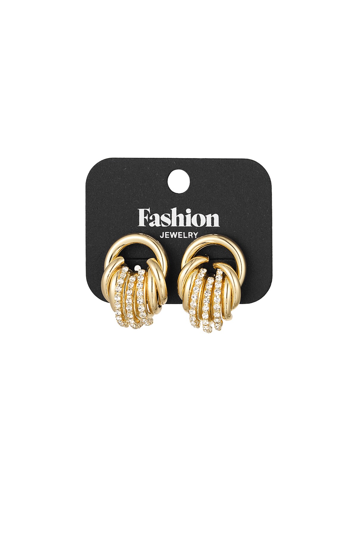 Earrings party must - Gold color h5 Picture3