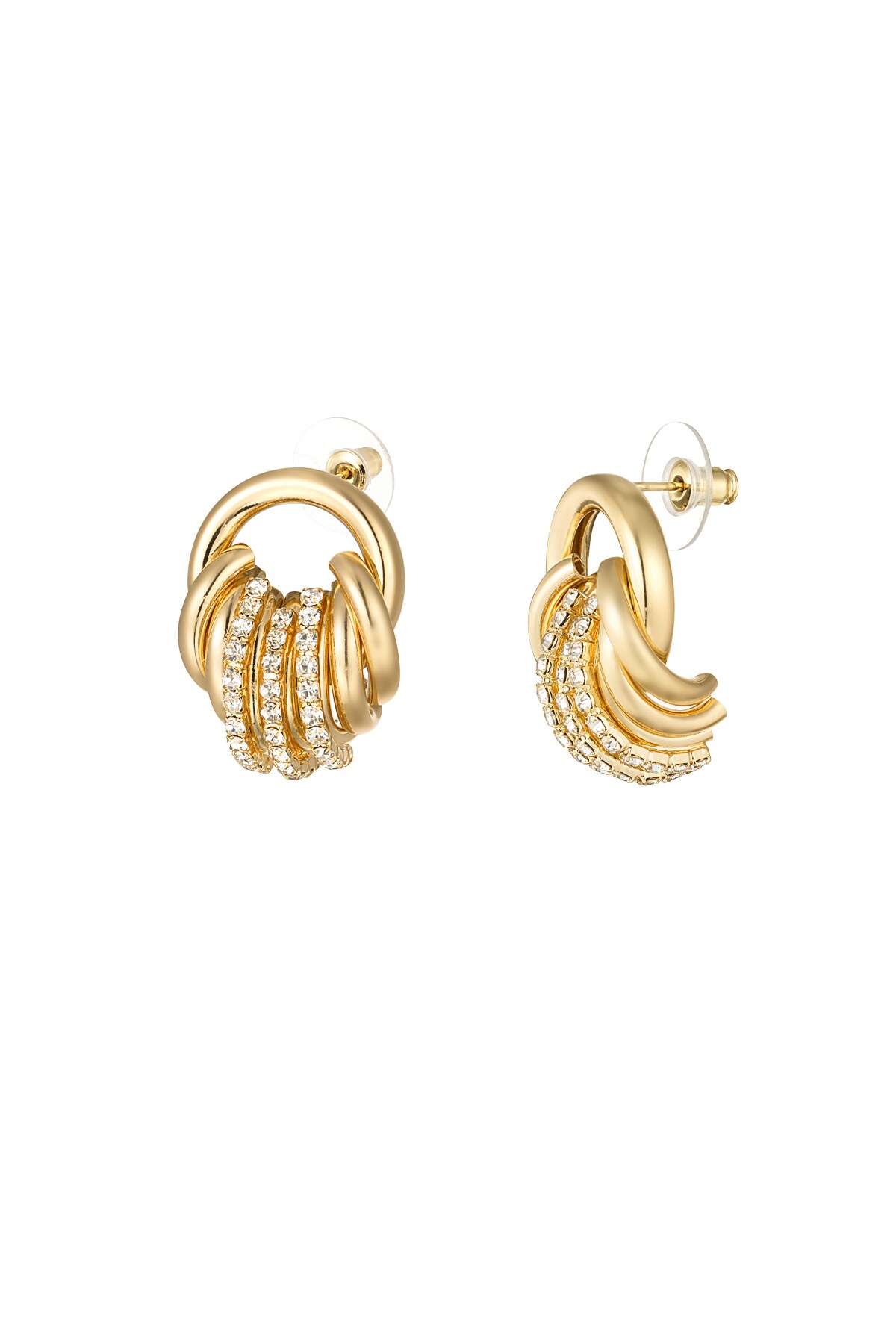 Earrings party must - Gold color h5 