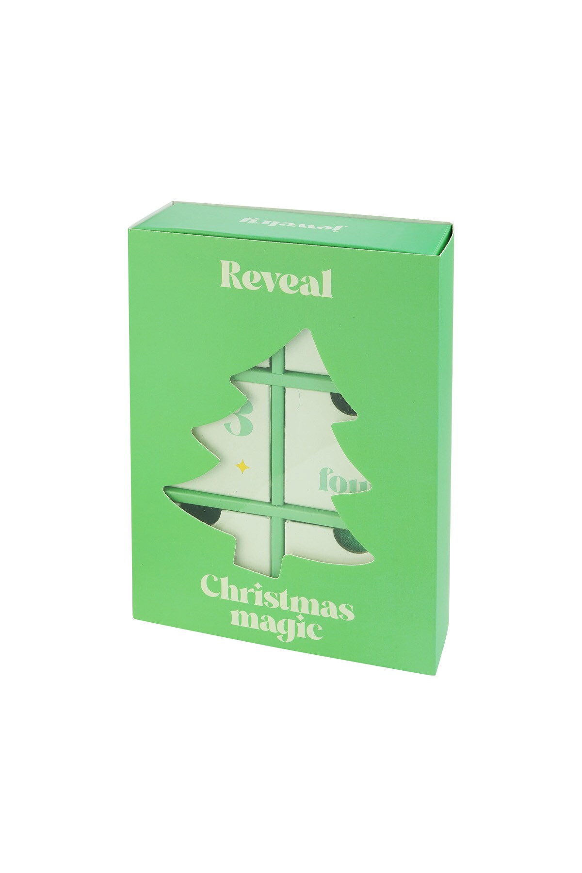 Advent calendar Christmas tree - green h5 