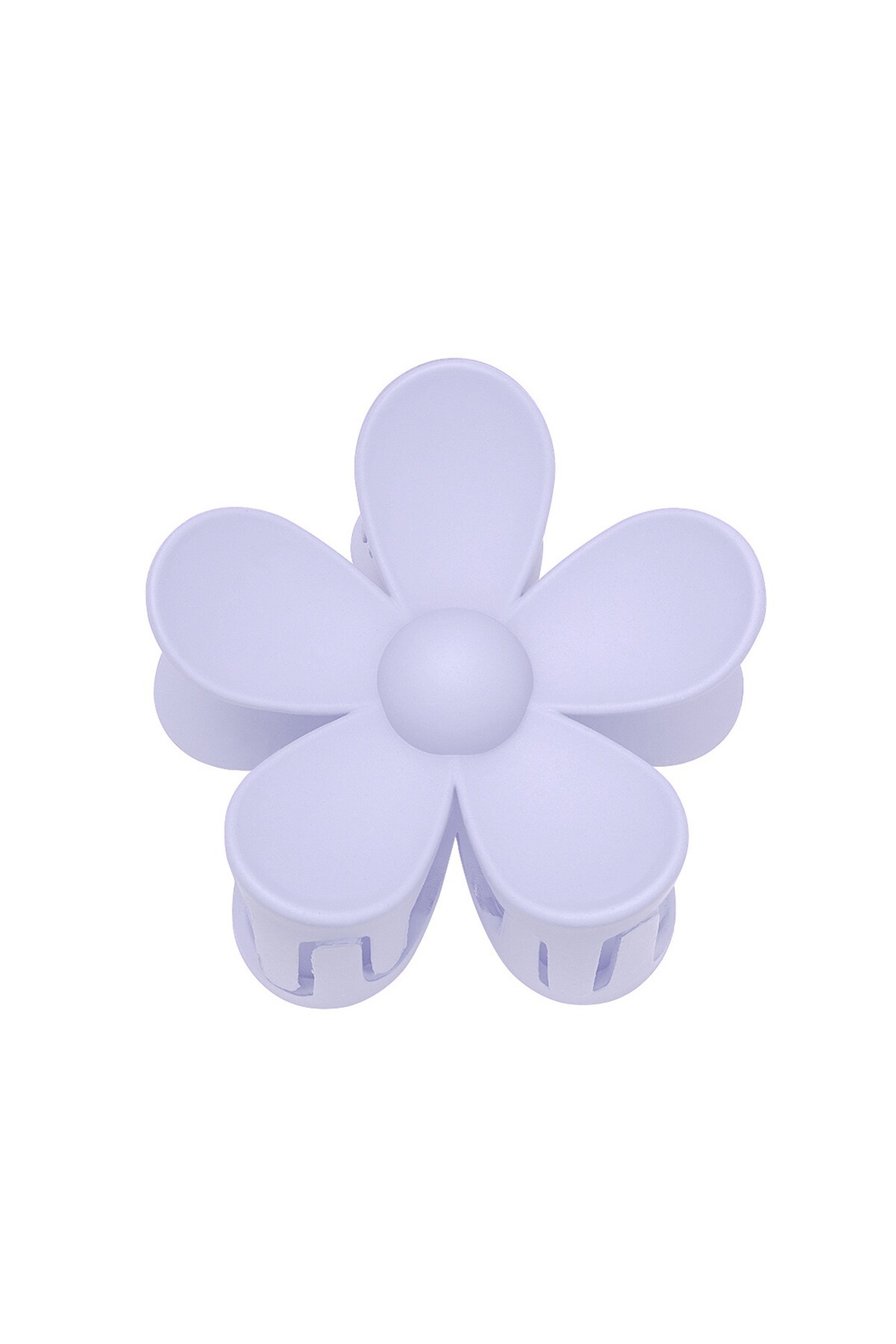 Solid color matte daisy flower hair clip- Resin h5 