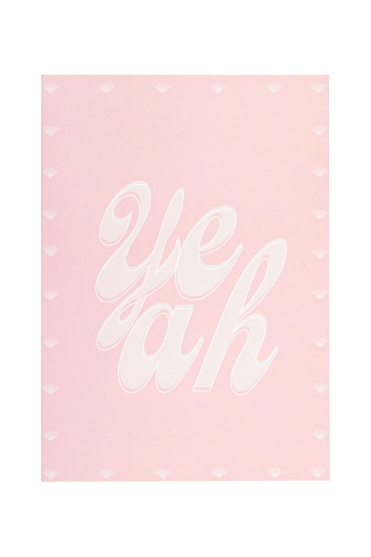 Greeting card yeah pink h5 