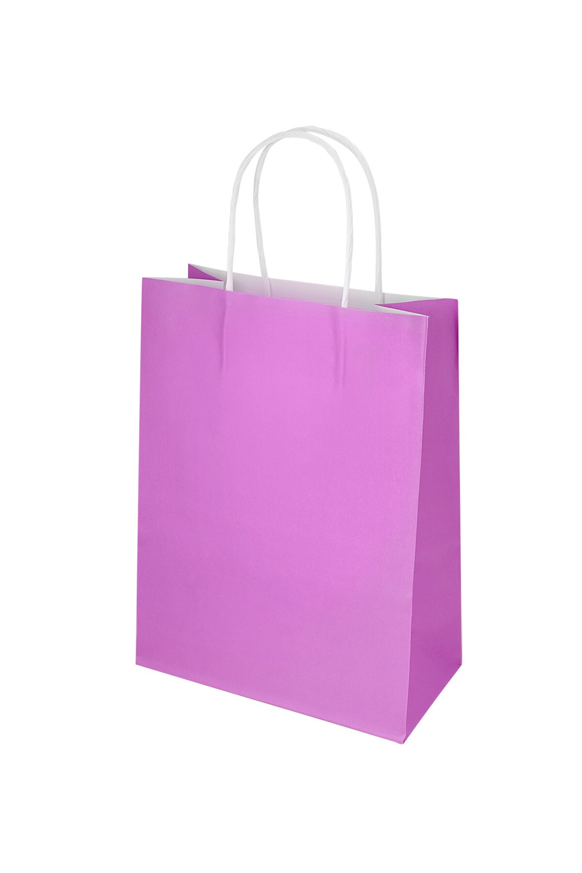 Plain color bags 50 pieces medium - fuchsia Paper h5 