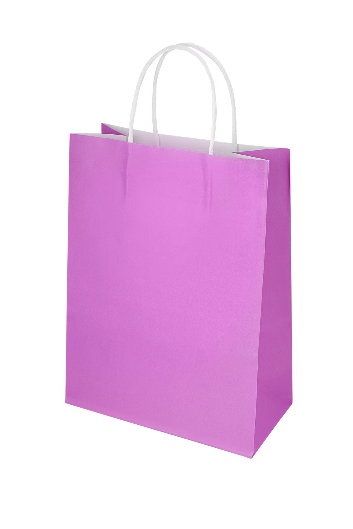 Plain bags 50 pieces large - fuchsia Paper h5 