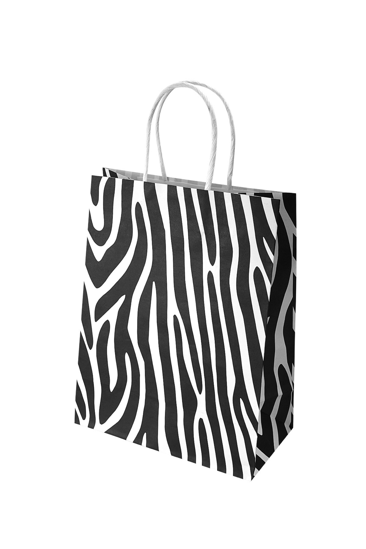 Bags zebra 50 pieces - black/white Paper h5 