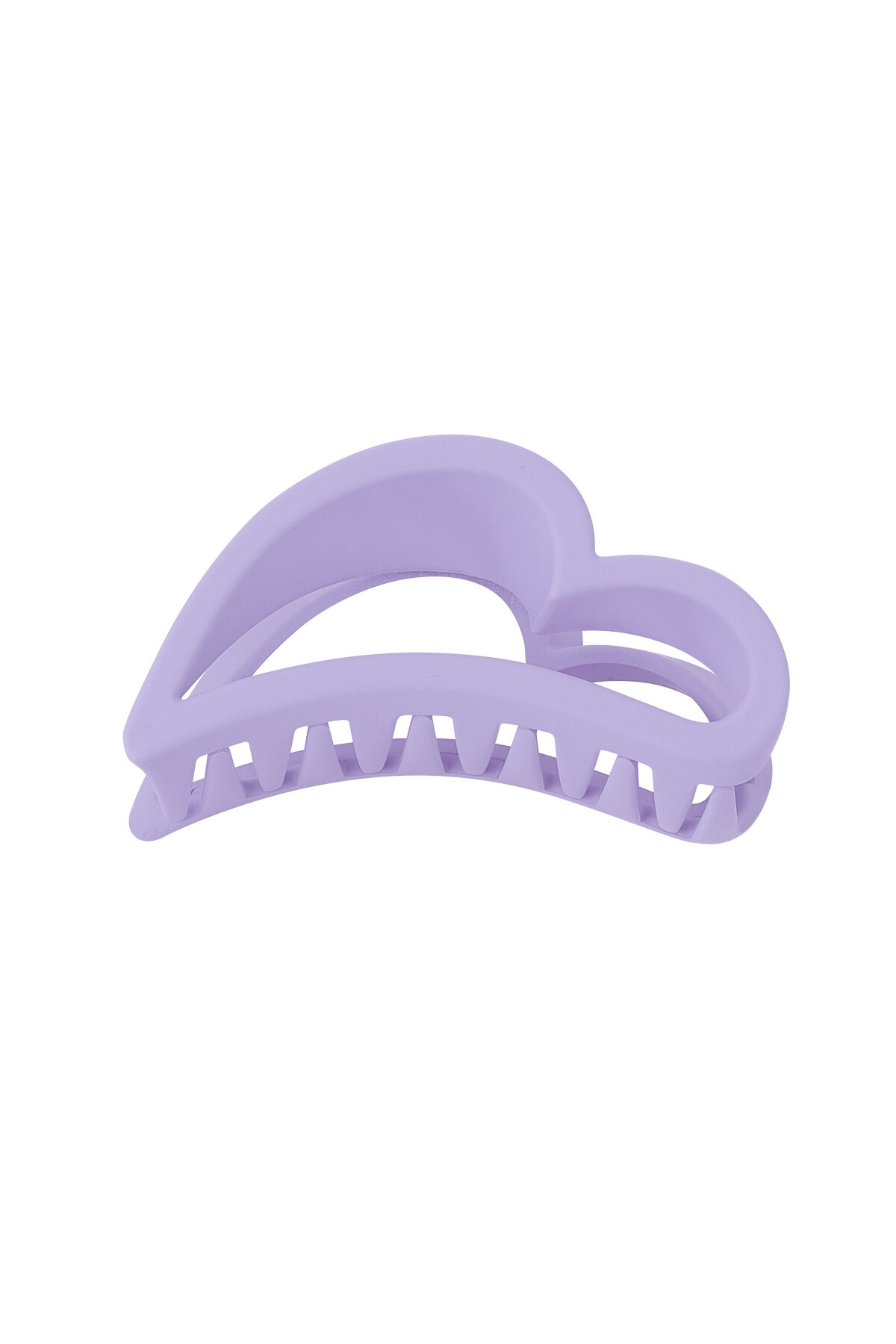 Wing Hair Clip - Purple Plastic 