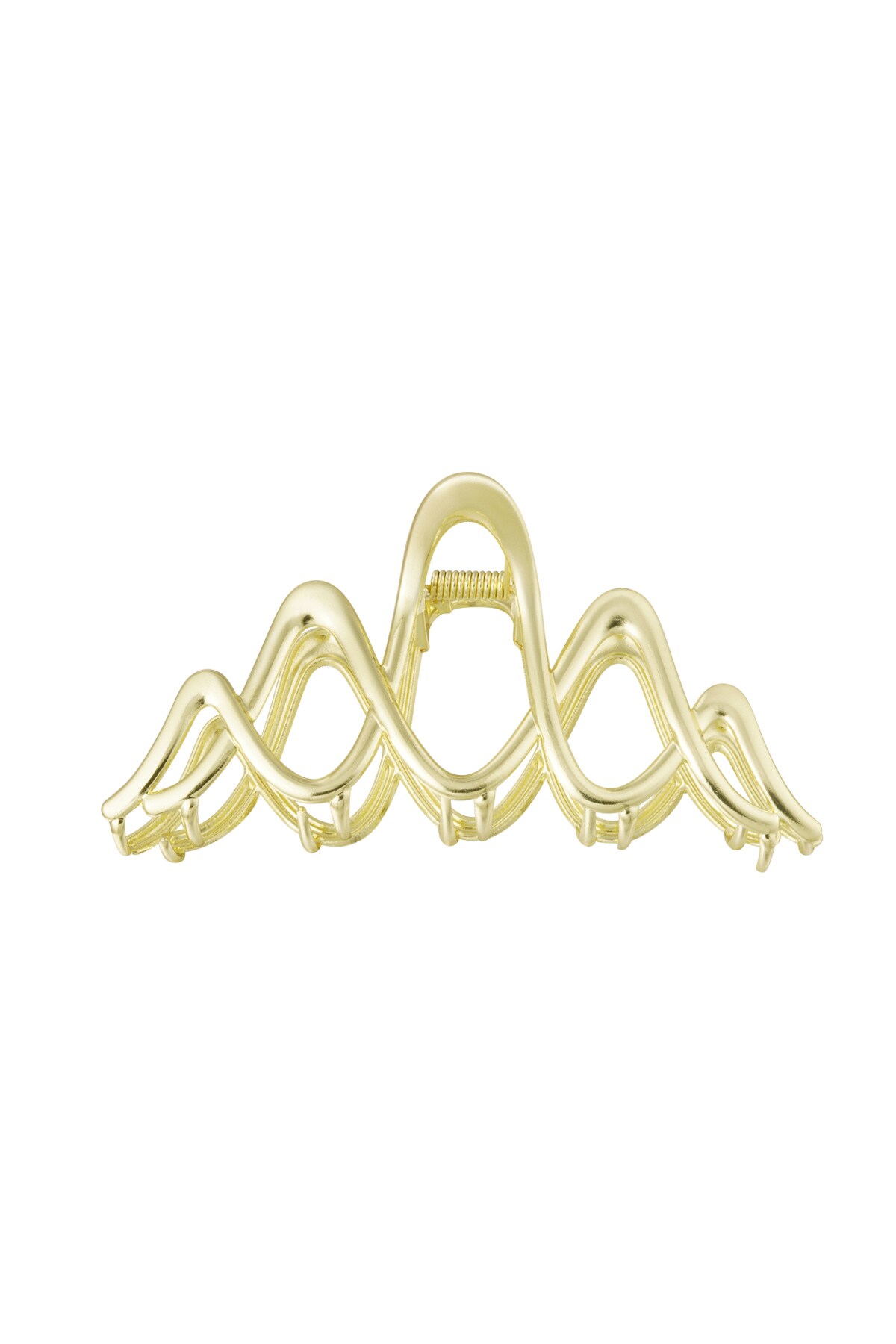 Hair clip elegant - gold Metal h5 