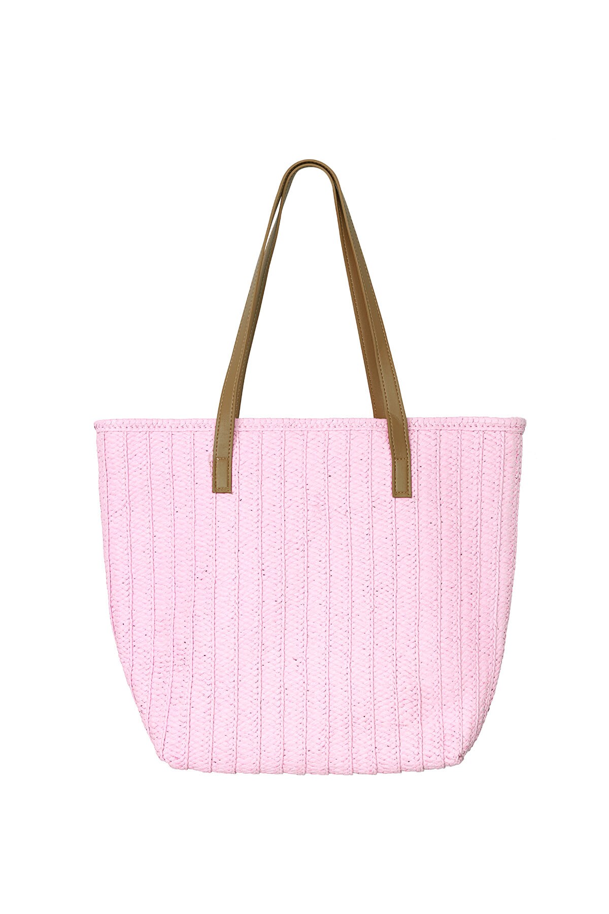 Beach bag with relief pink - paper 