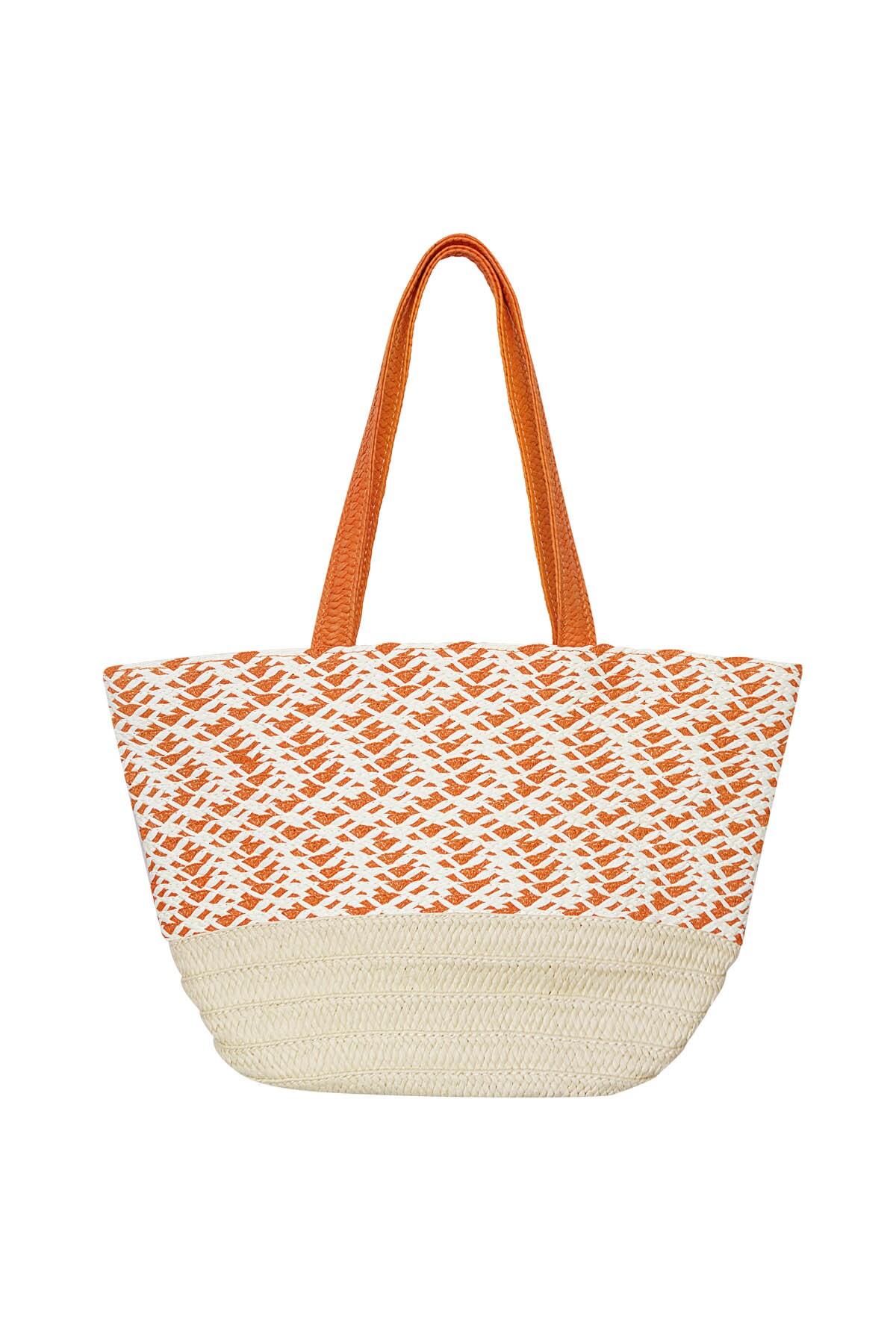 Big beach bag orange - paper 