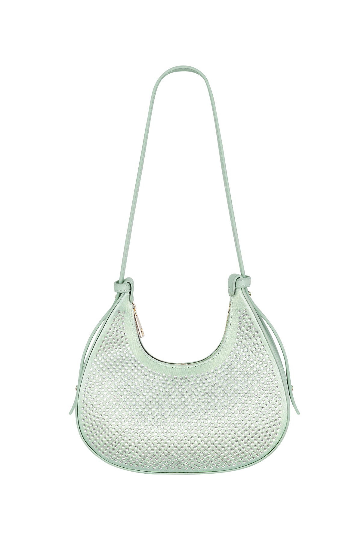 Croissant Bag Mint Glitters - PU h5 