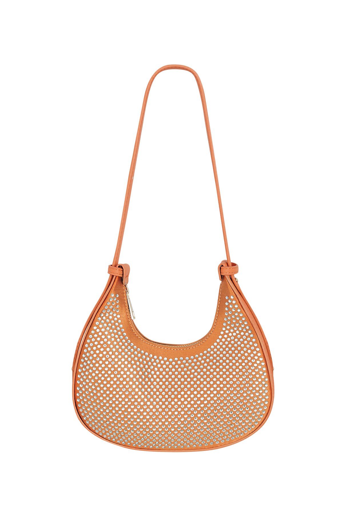 Croissant Bag Orange Glitters - PU h5 