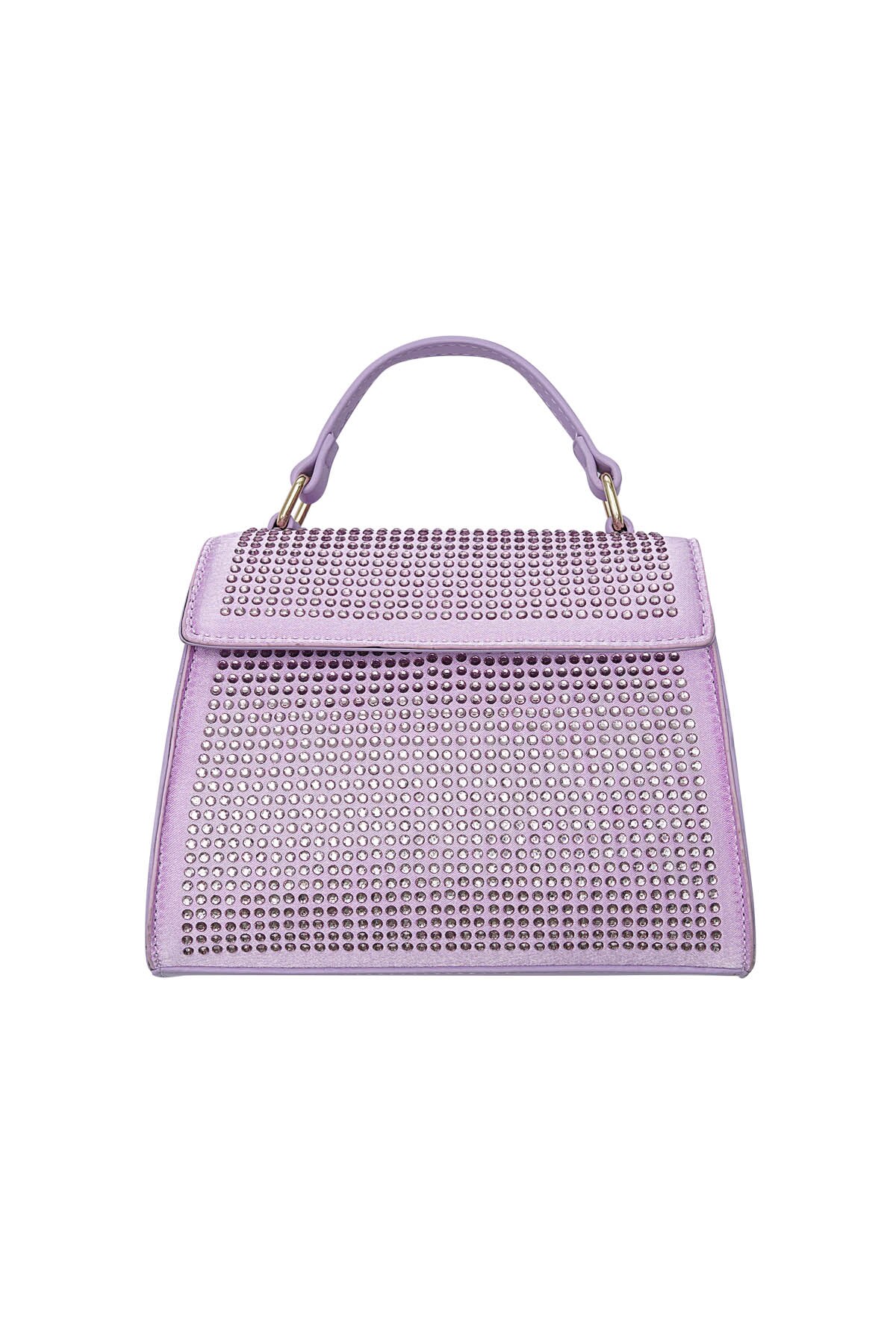 Handbag strass - lilac PU h5 