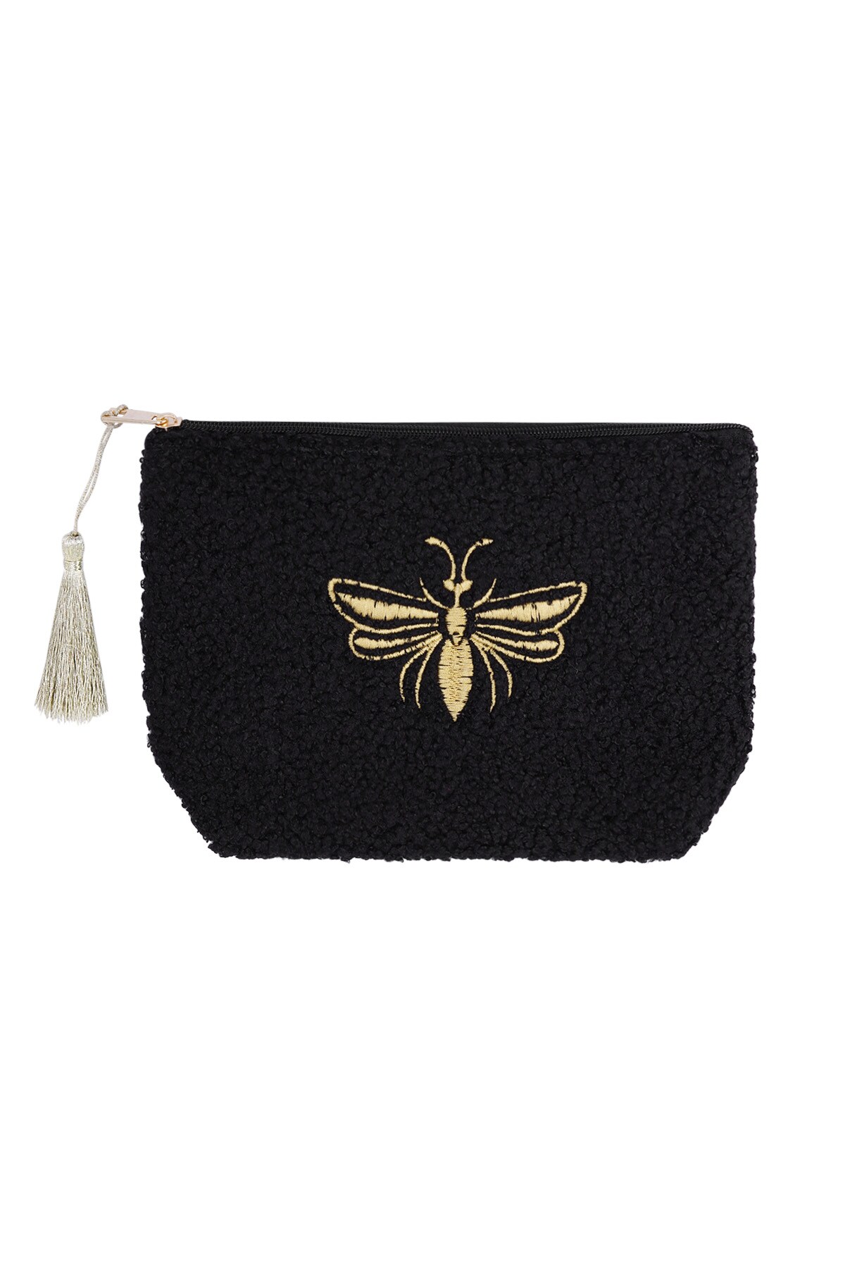 Make-up bag teddy bee - black h5 