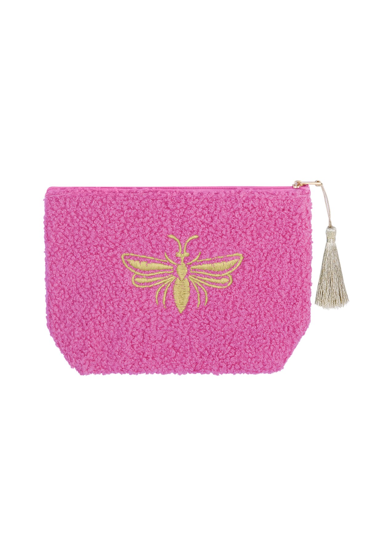 Make-up bag teddy bee - fuchsia h5 