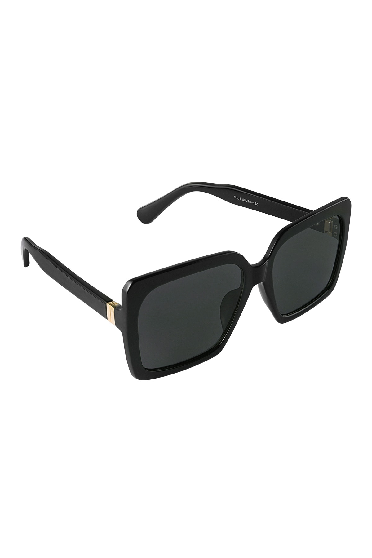 Sonnenbrille modern - schwarz h5 