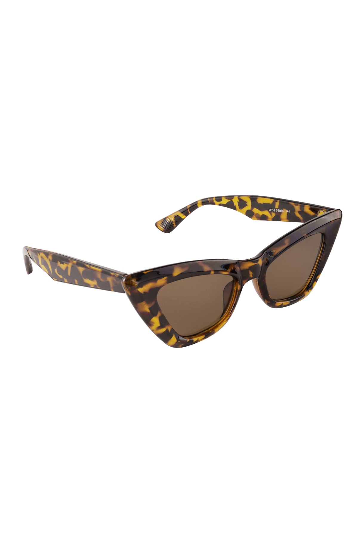 Sunglasses cat eye trendy - brown 