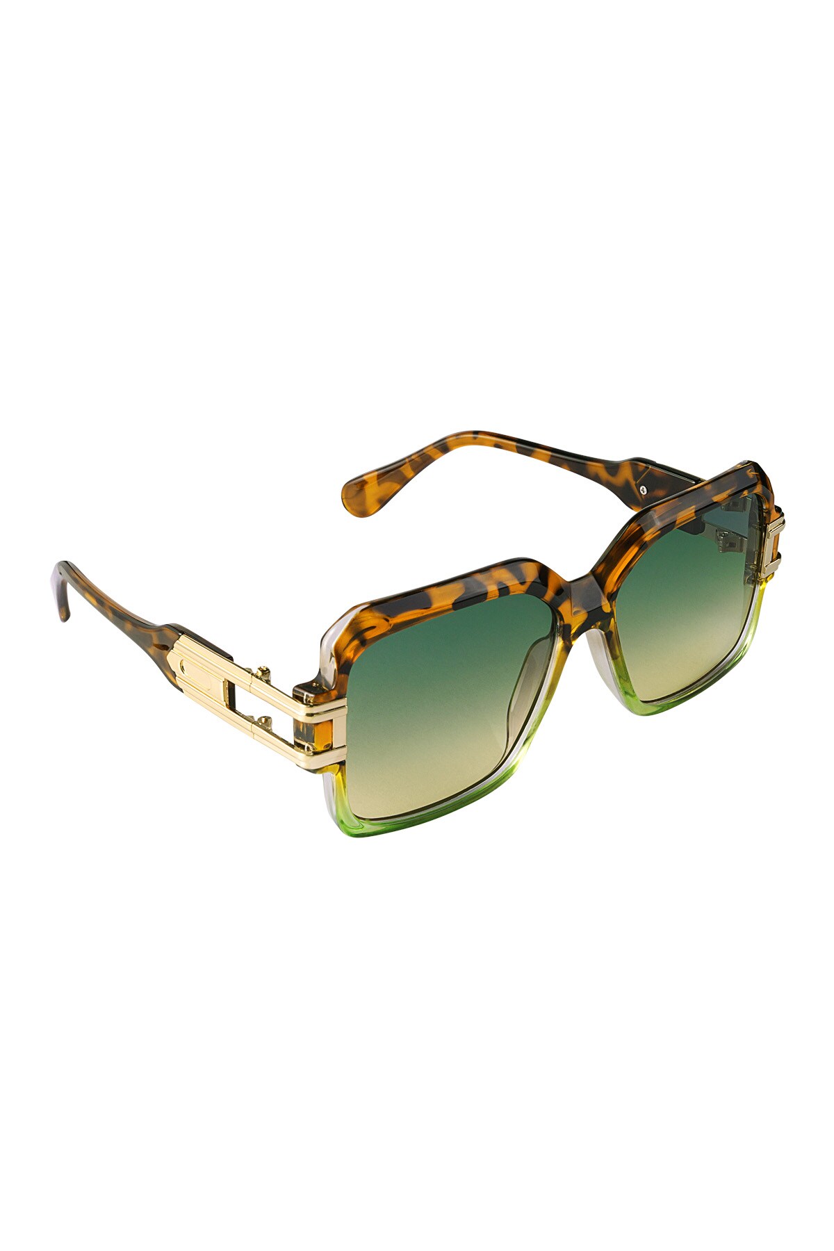 Cool frame sunglasses - brown/green h5 