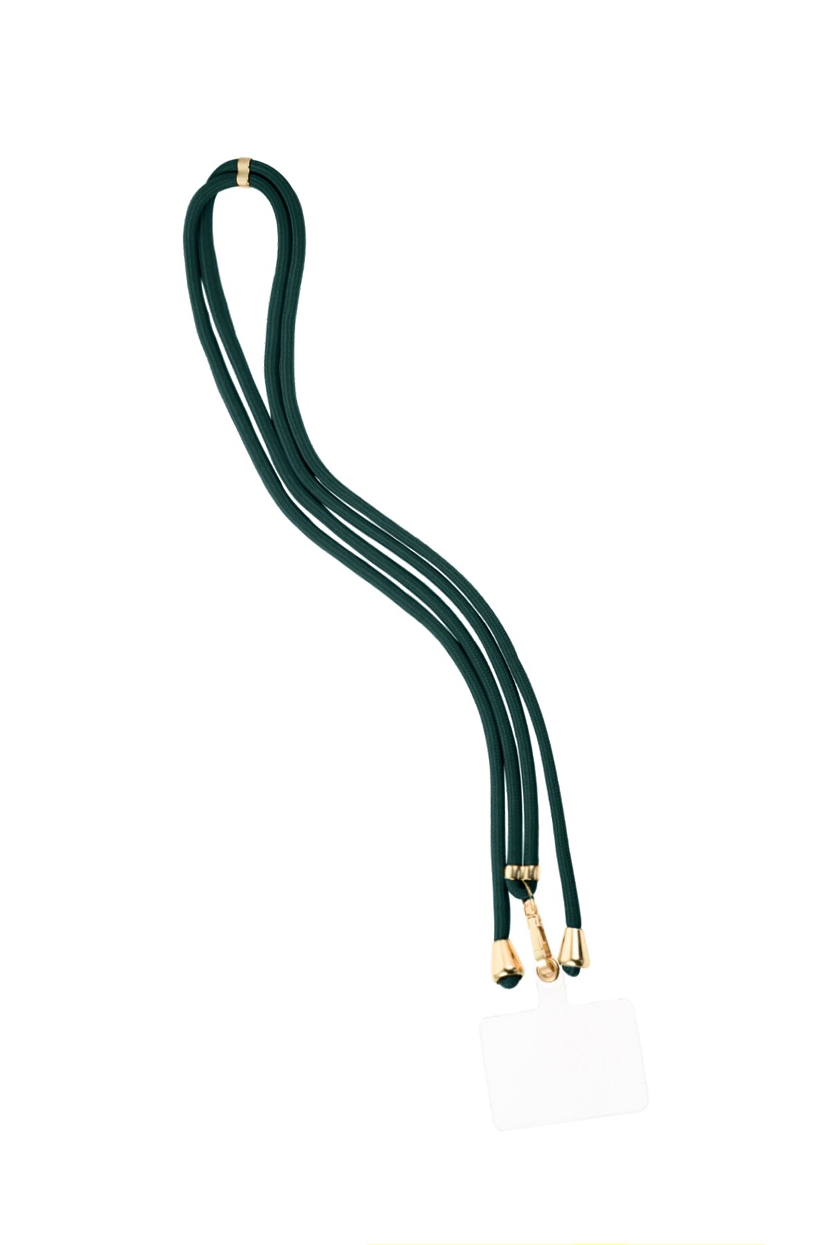 Telephone cord subtle print - dark green h5 