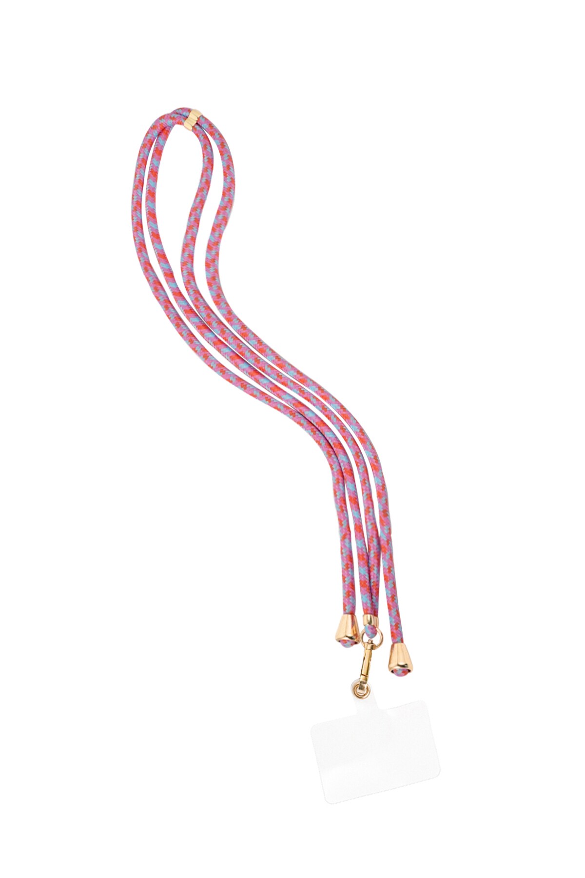 Telephone cord print - pink/multi h5 