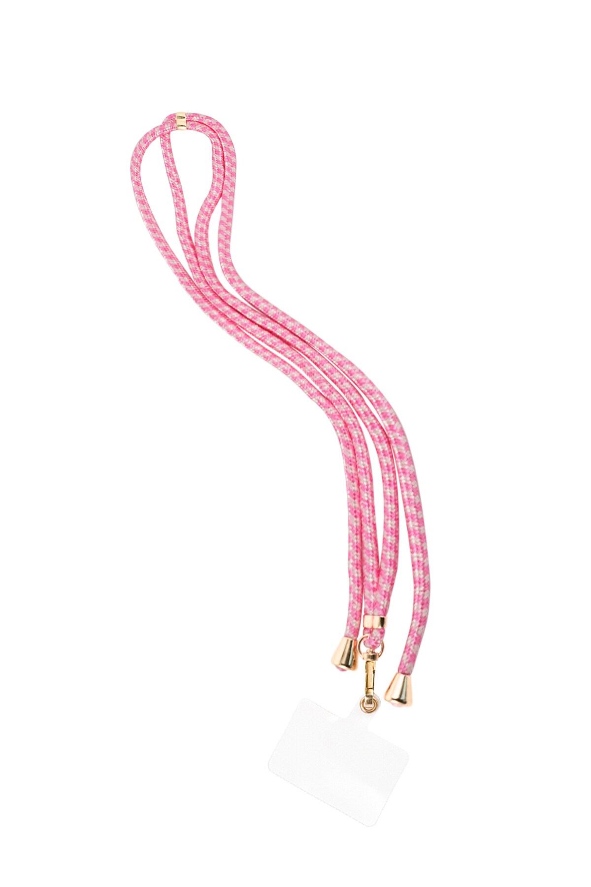 Telephone cord print - pink h5 