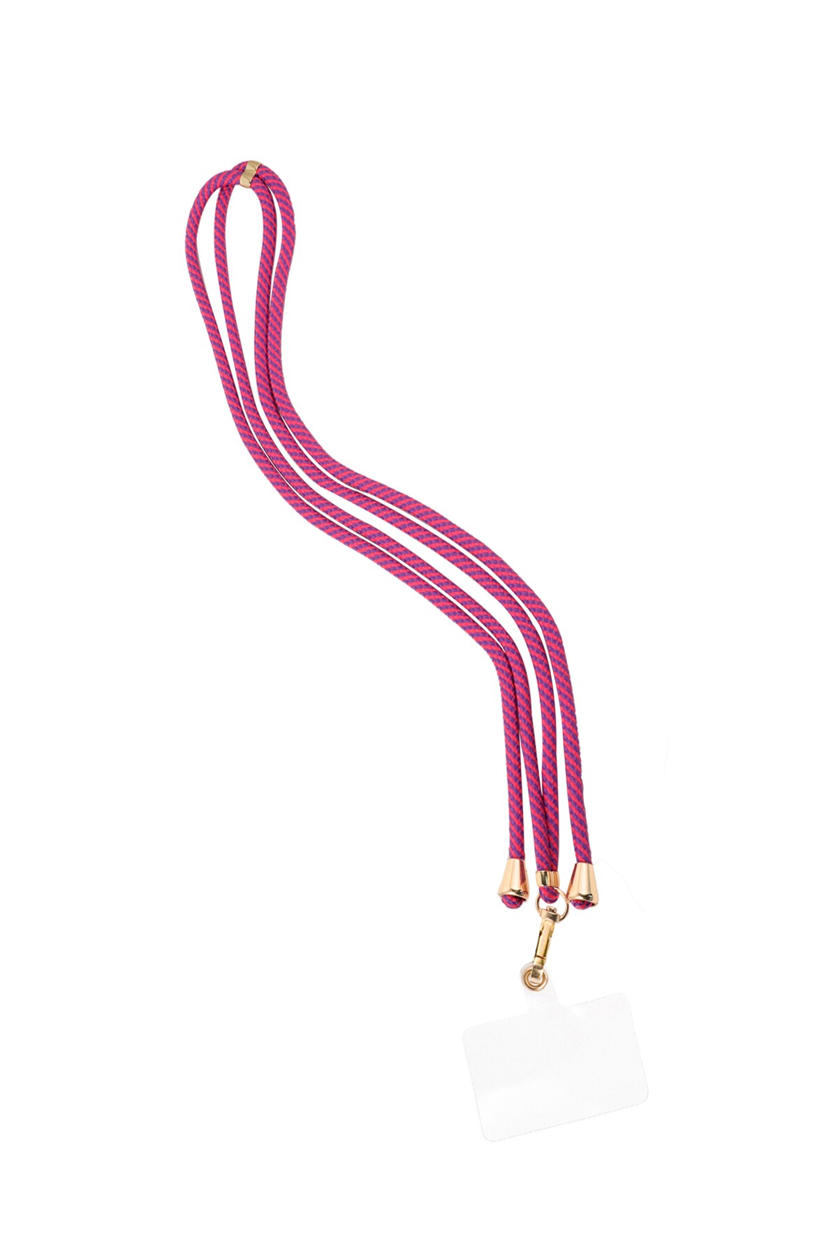 Telephone cord print - pink/purple h5 