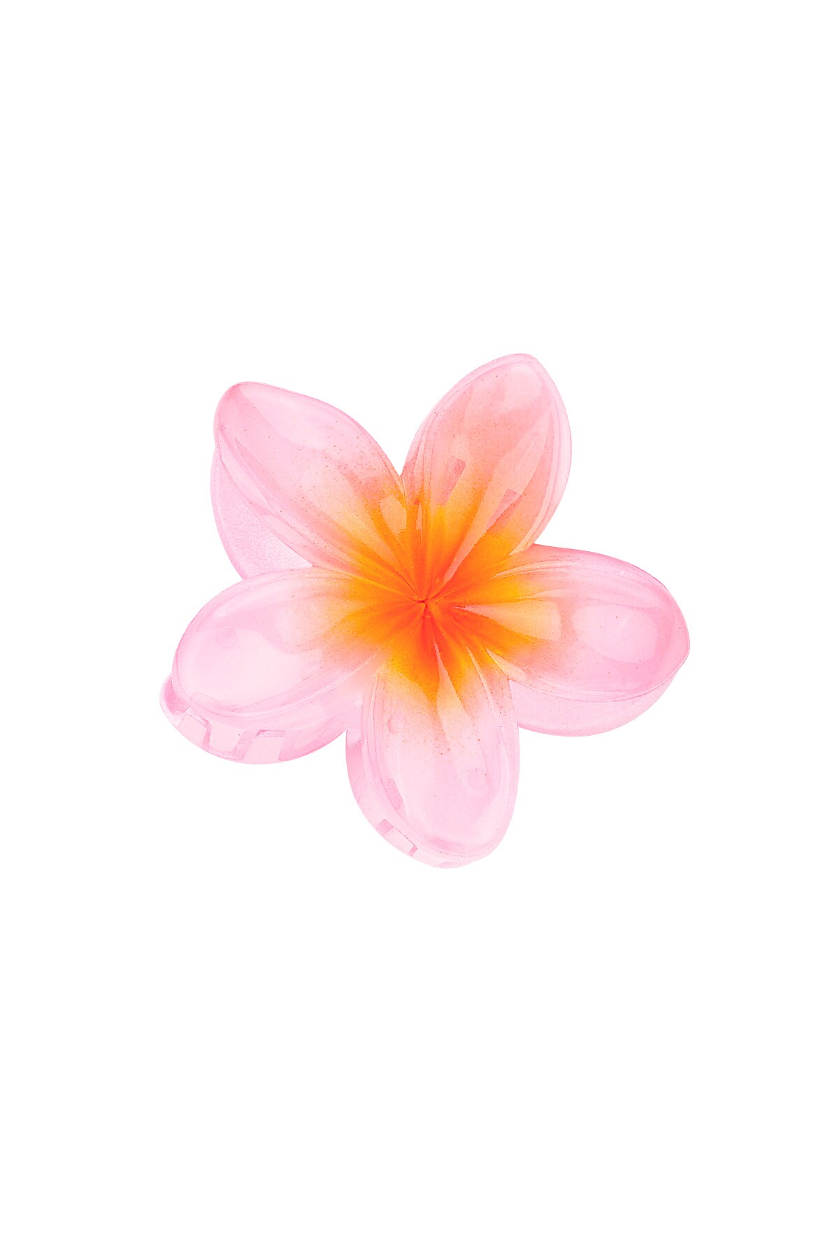 Hair clip Hawaii flower - light pink h5 