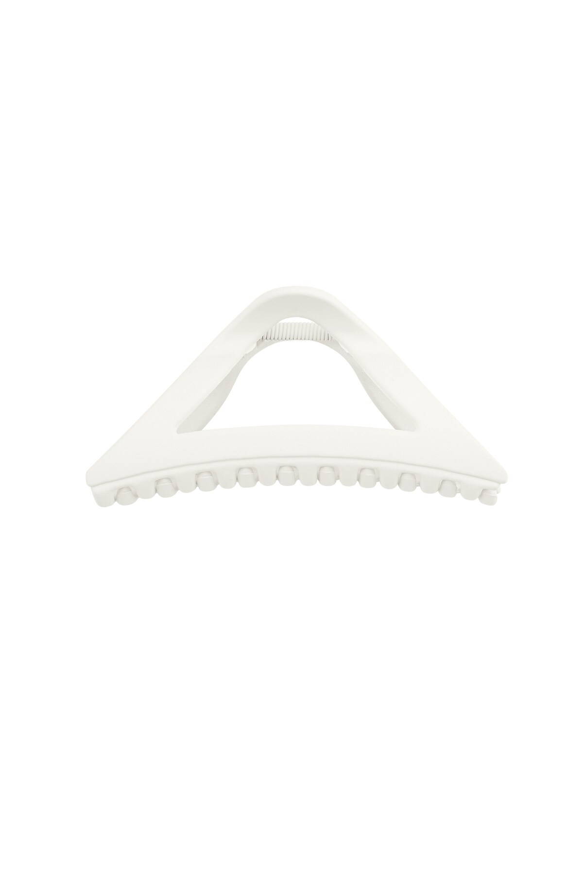 Hair clip matte triangle - off-white 