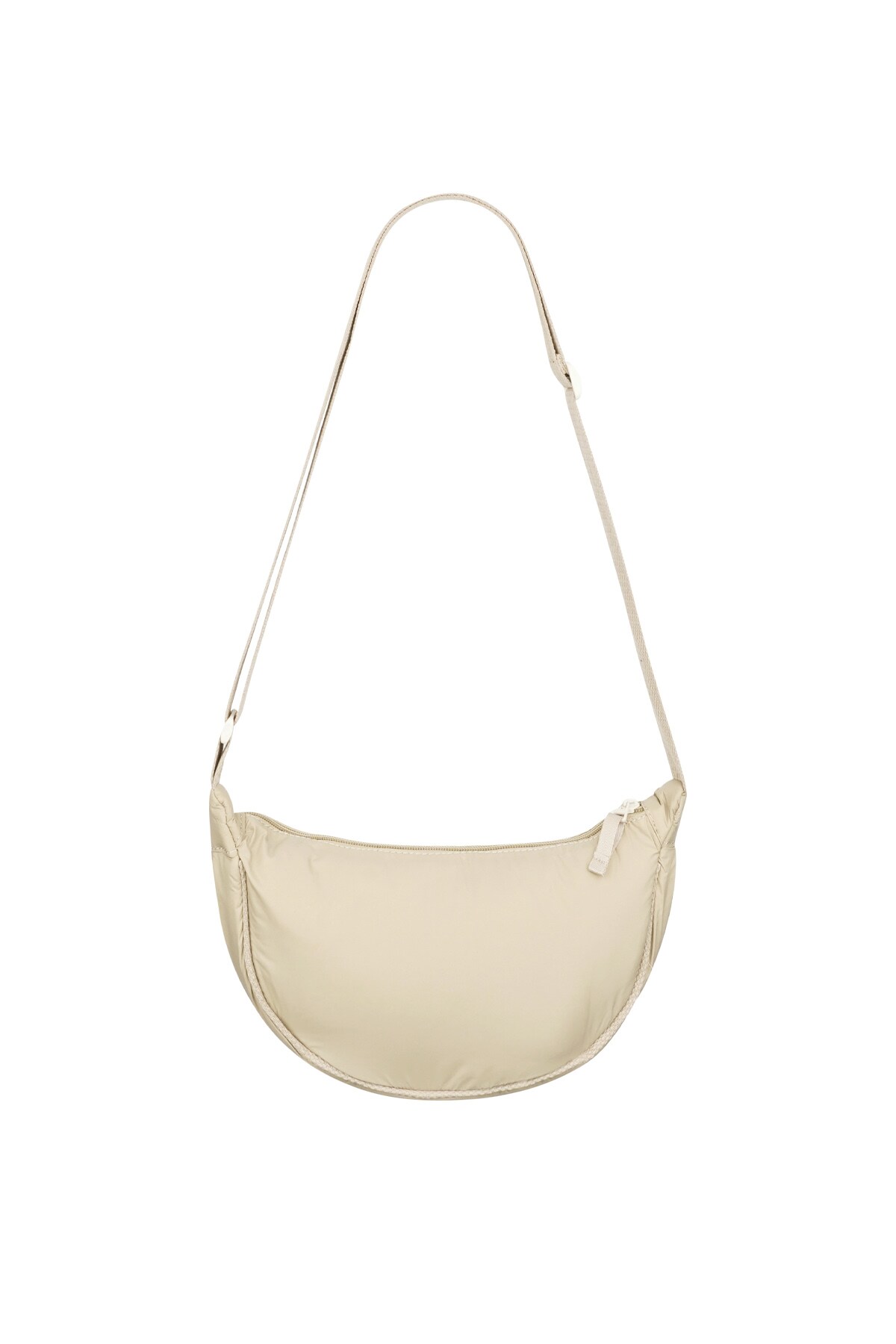 Shoulder bag half moon - beige h5 