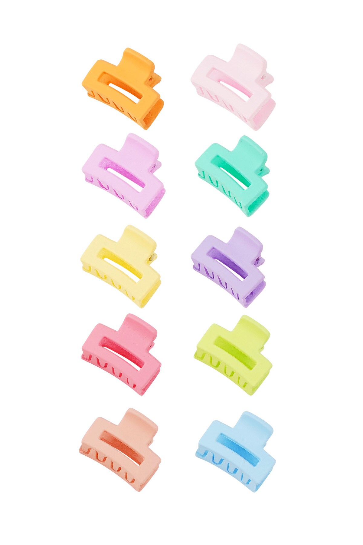 Set of hair clips summer basic - multi h5 