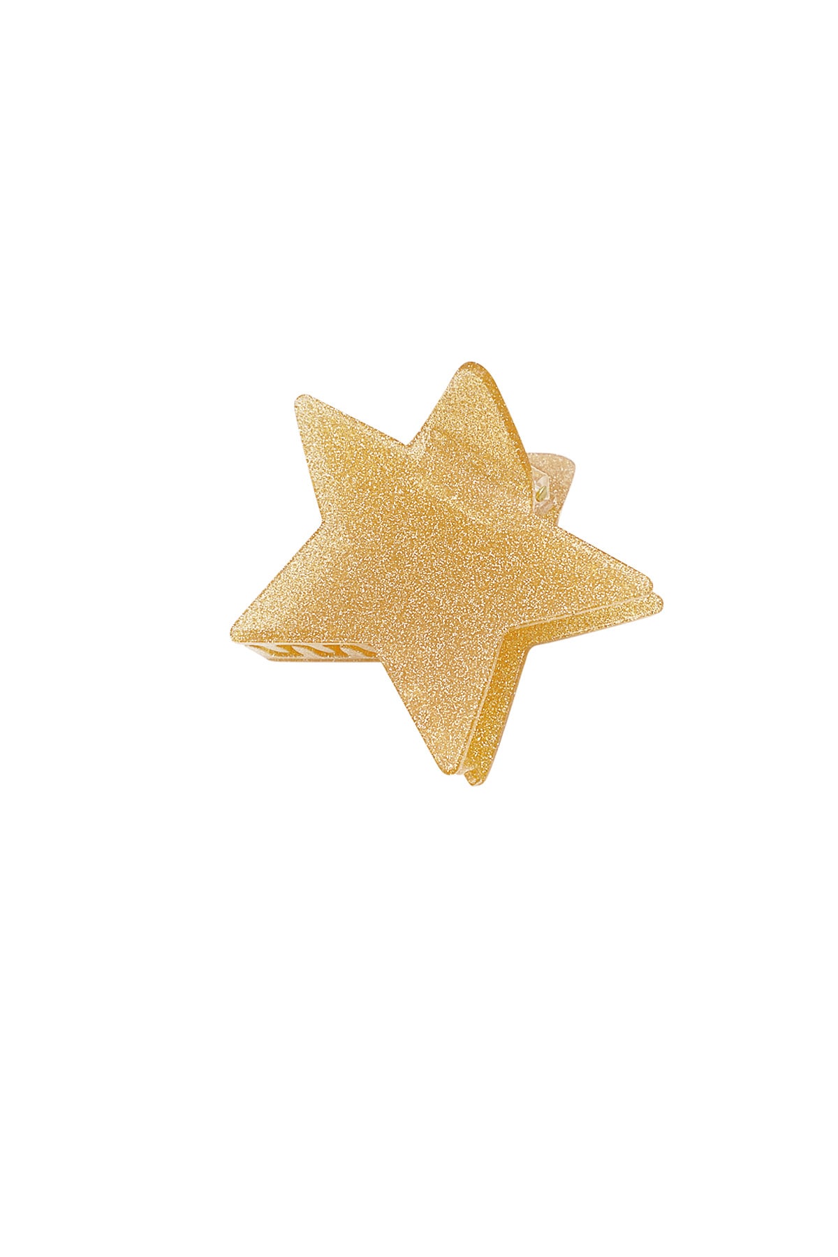 Hair clip shining star - Gold color h5 