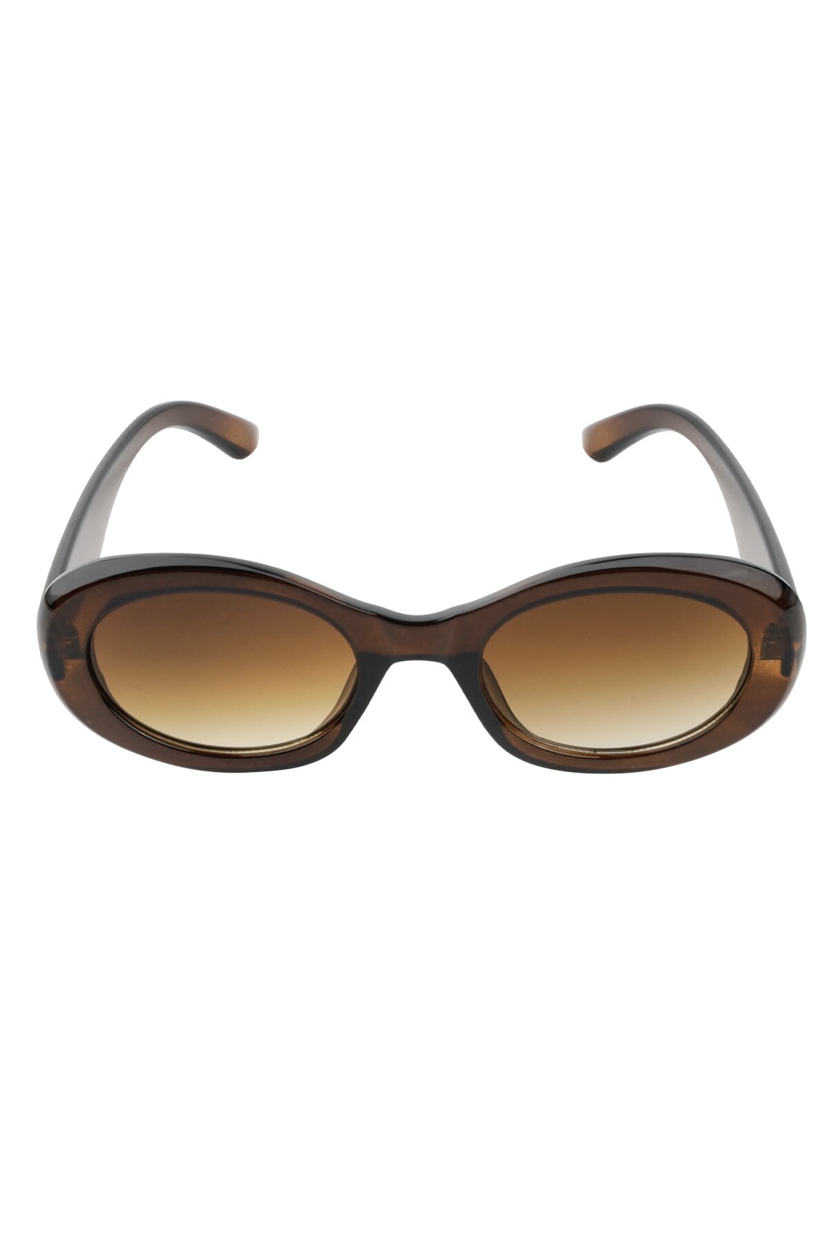 Lunettes de soleil look chic - marron foncé Image2