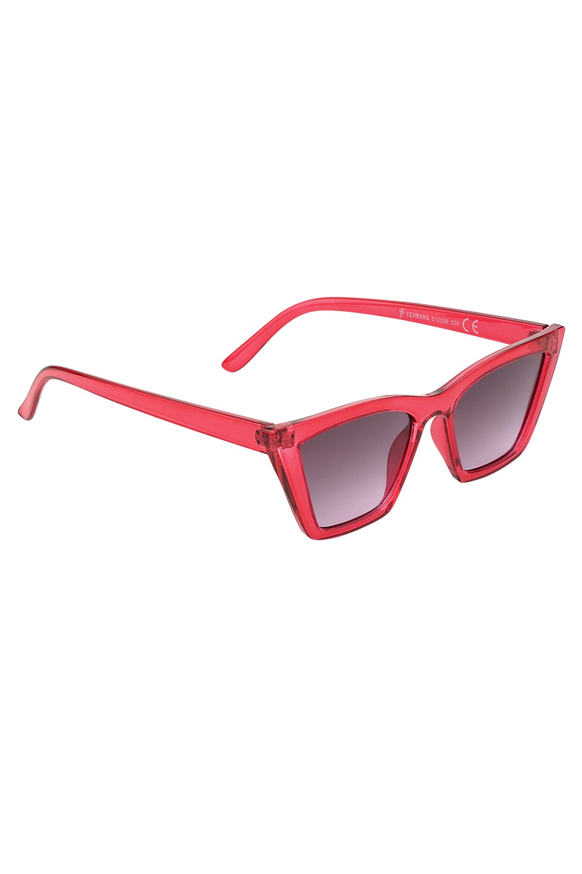 Monochrome cat eye sunglasses - red 