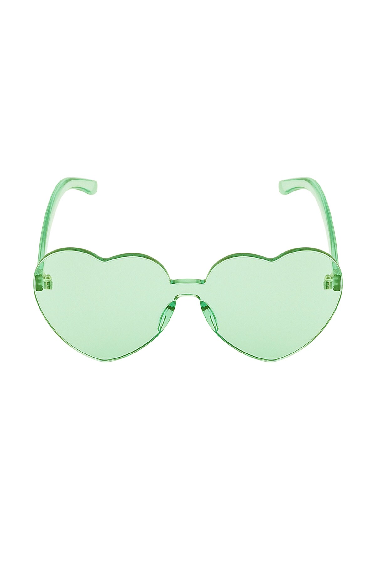 Sunglasses simple heart - green h5 Picture5