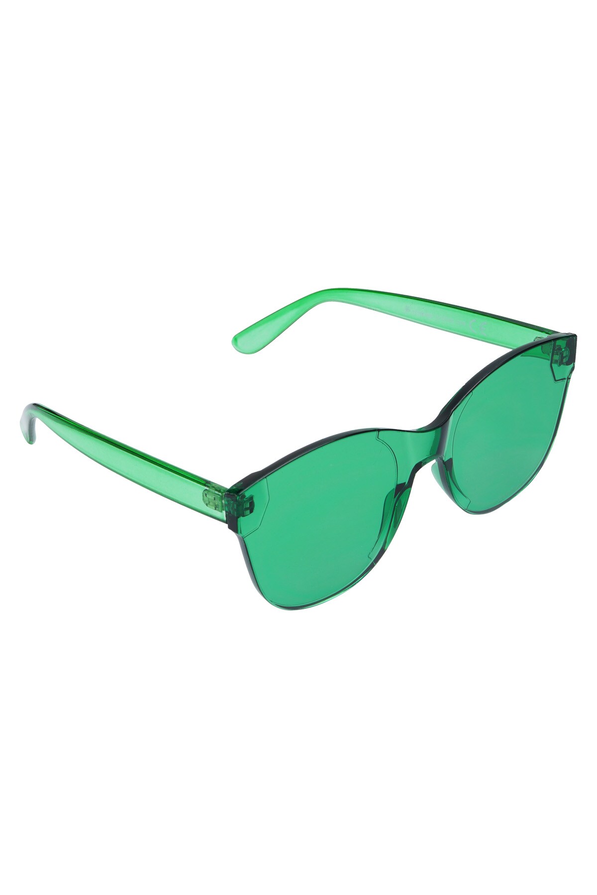 Single-color trendy sunglasses - green 