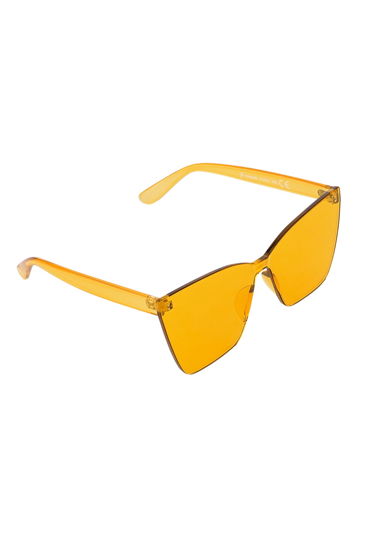 Single-color daily sunglasses - orange 