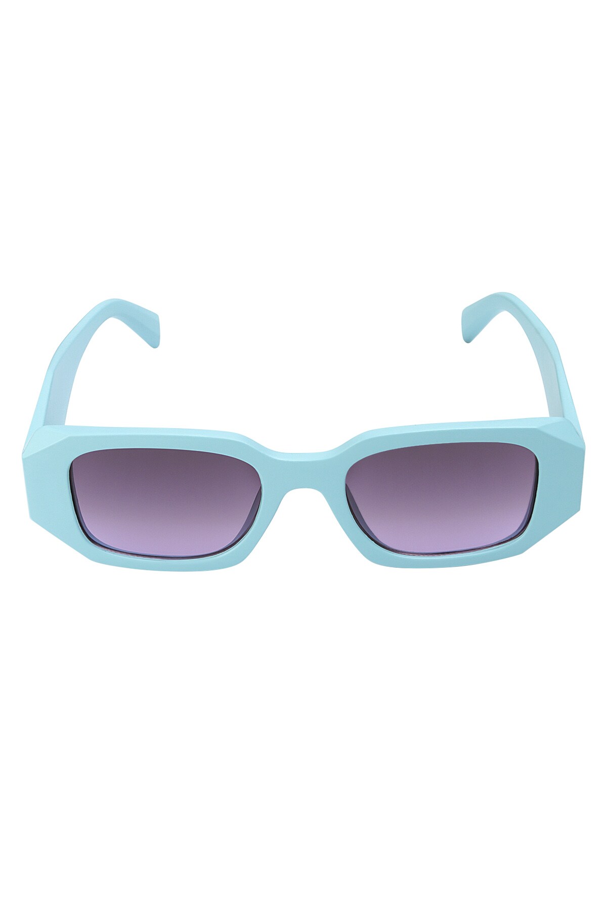 Look a like sunglasses with corners - blue h5 Picture6