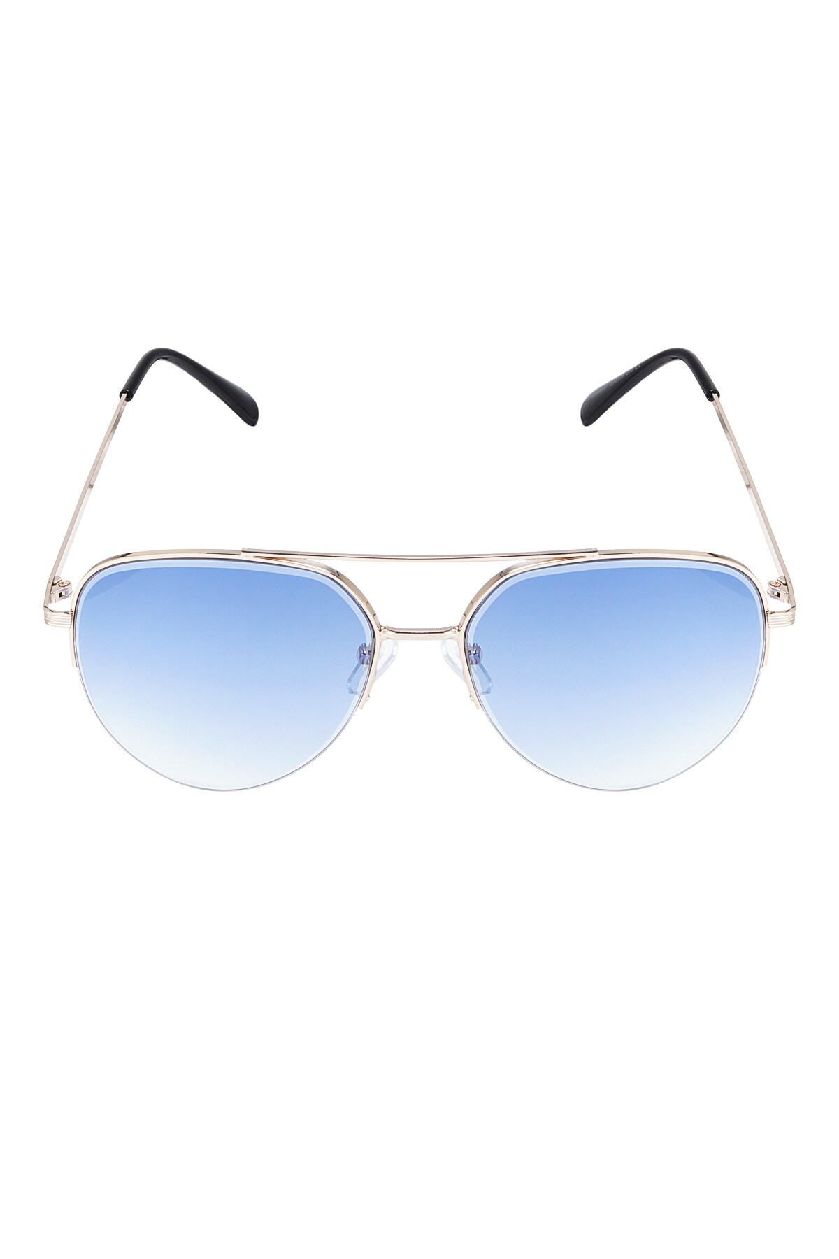 Aviator style sunglasses - blue gold h5 Picture5