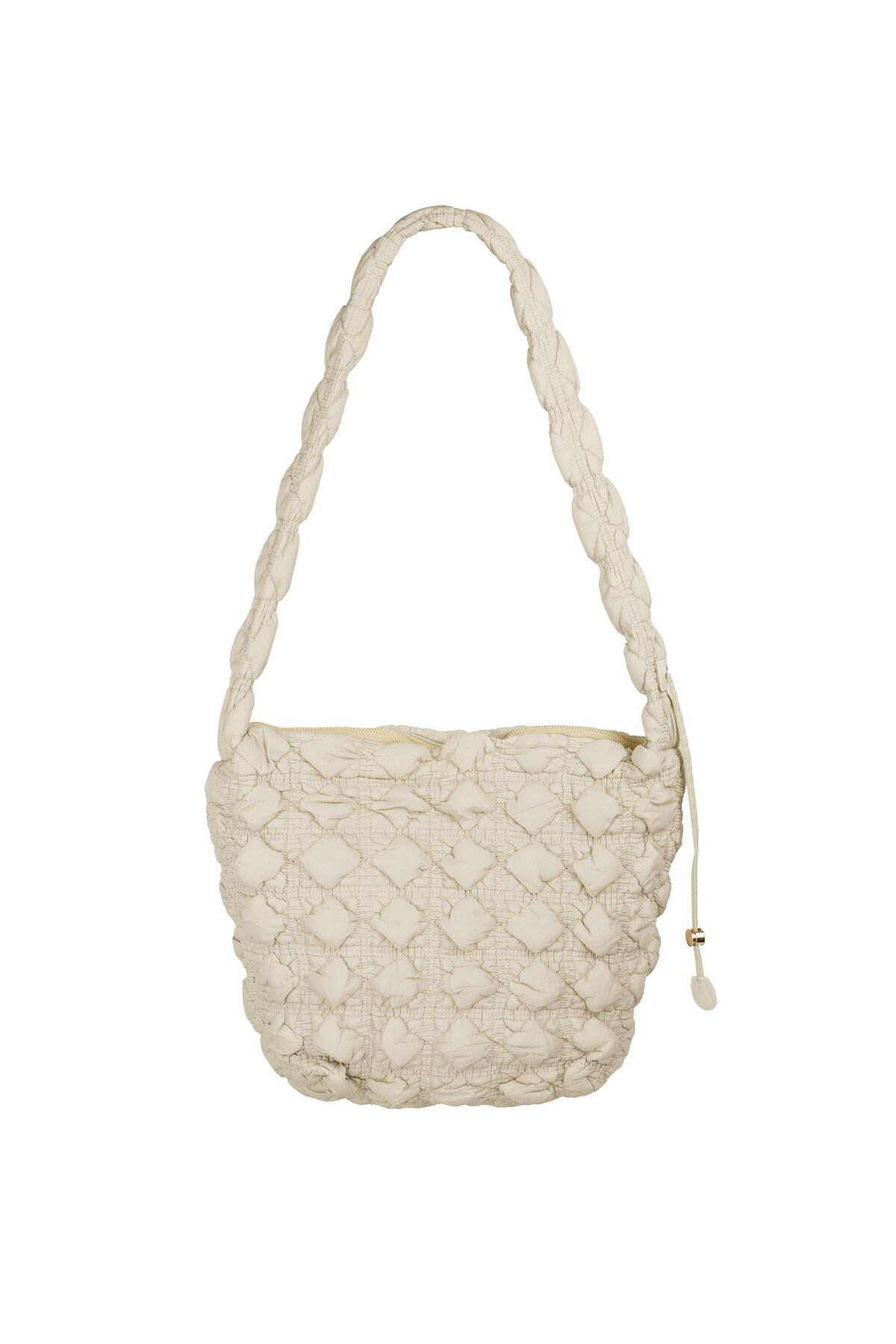 Large shoulder bag cloudy essential - beige 