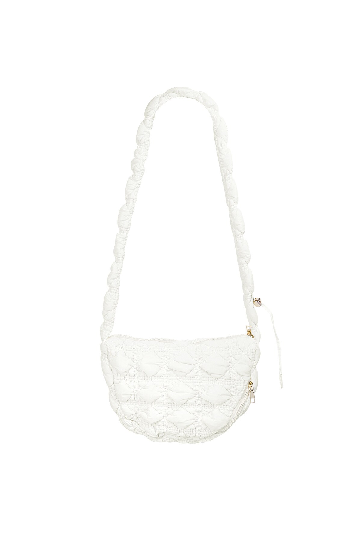 Puffer bag long - off white  h5 