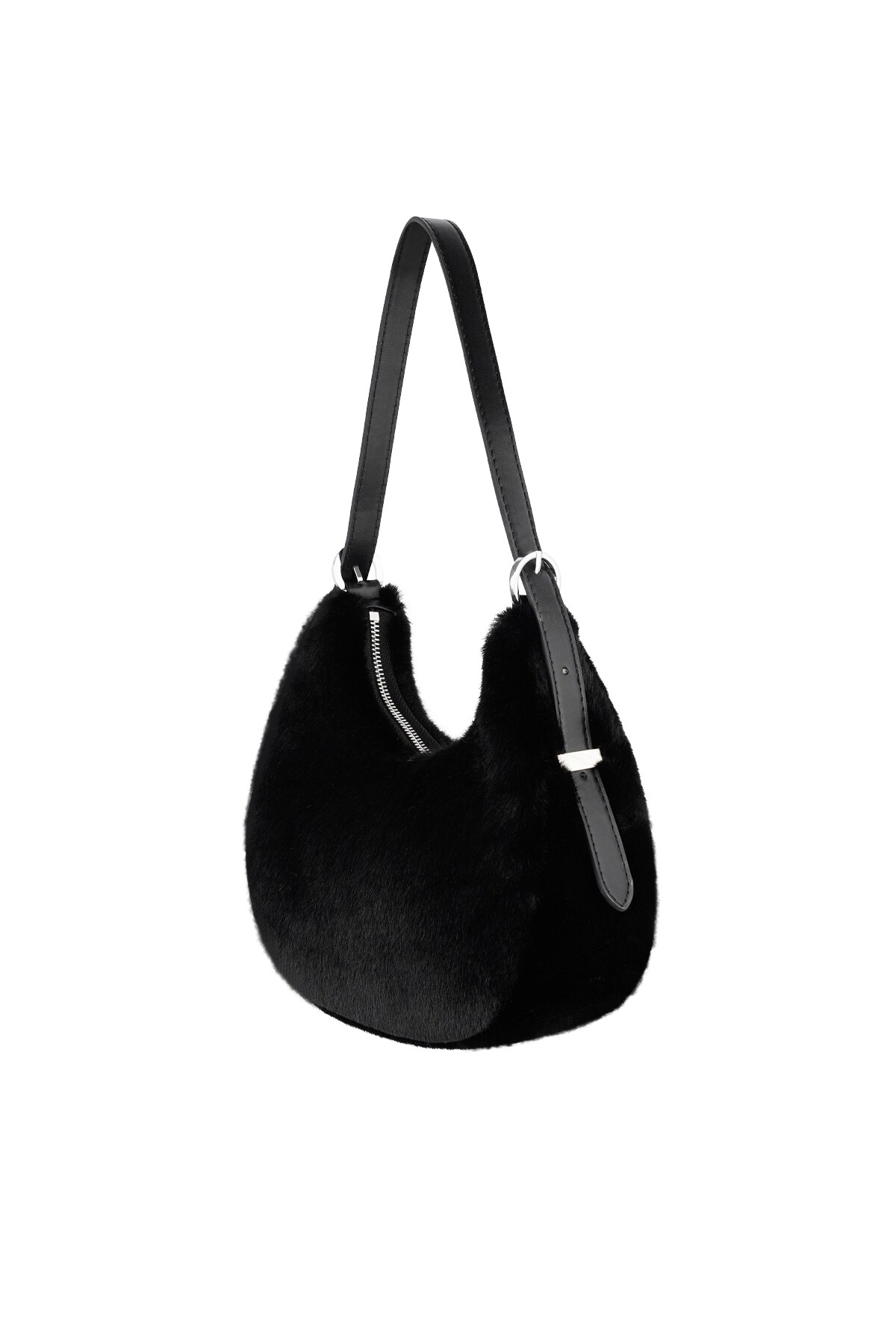 Fluffy city bag - black h5 Picture5