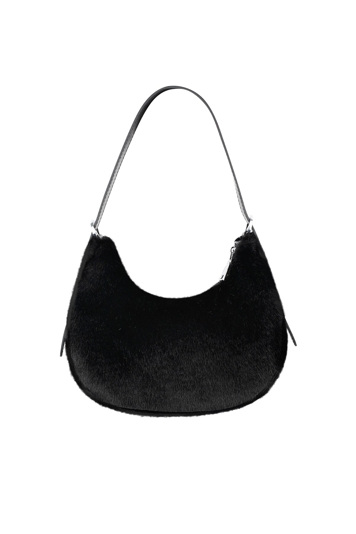 Fluffy city bag - black h5 