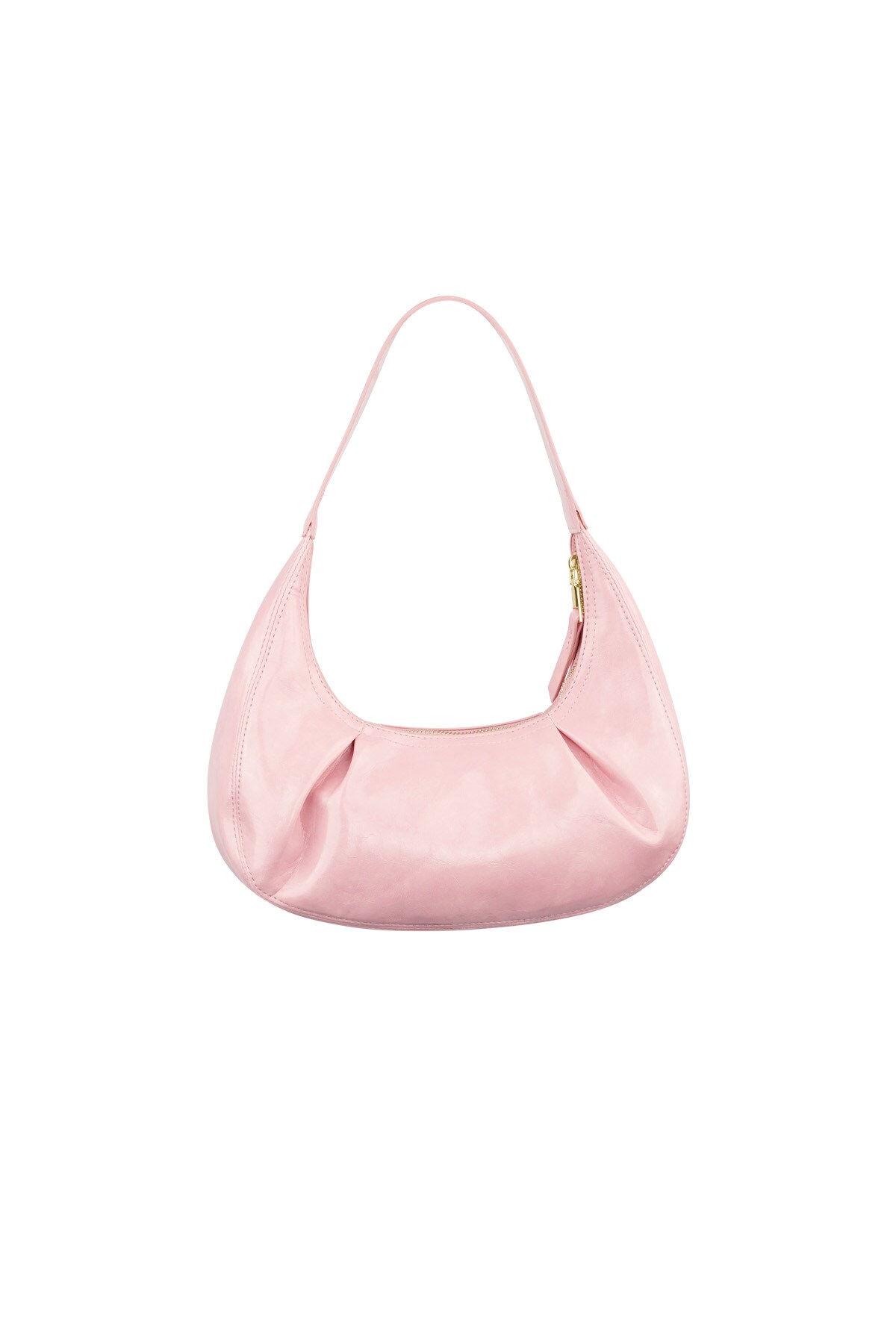 Bag with pleats - pink  